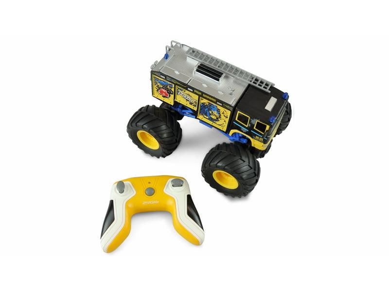 Amewi Monster Truck Feuerwehr Gelb, 1:18, RTR Ferngesteuerter Monstertruck