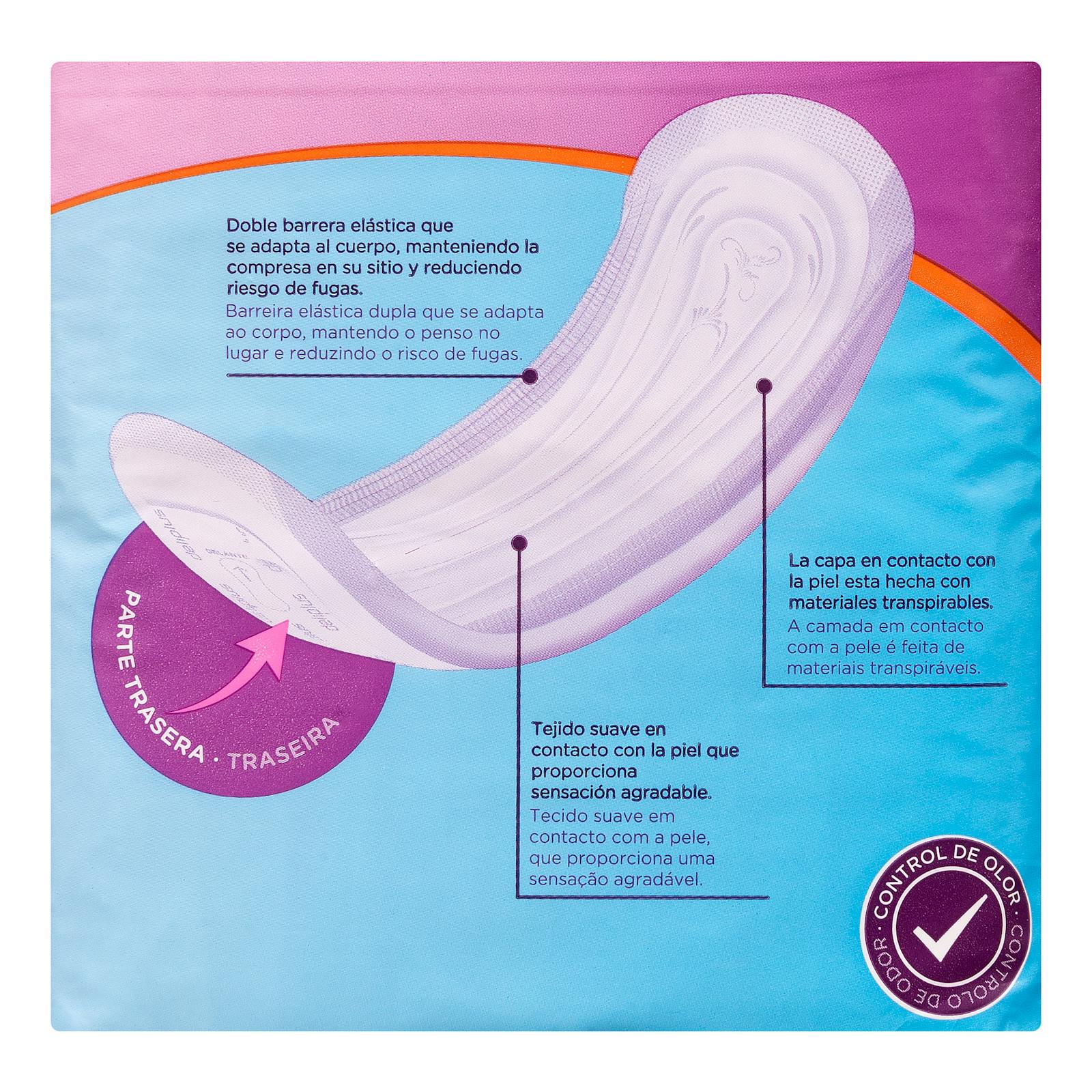 Serviette d'incontinence Deliplus Normal sans ailettes