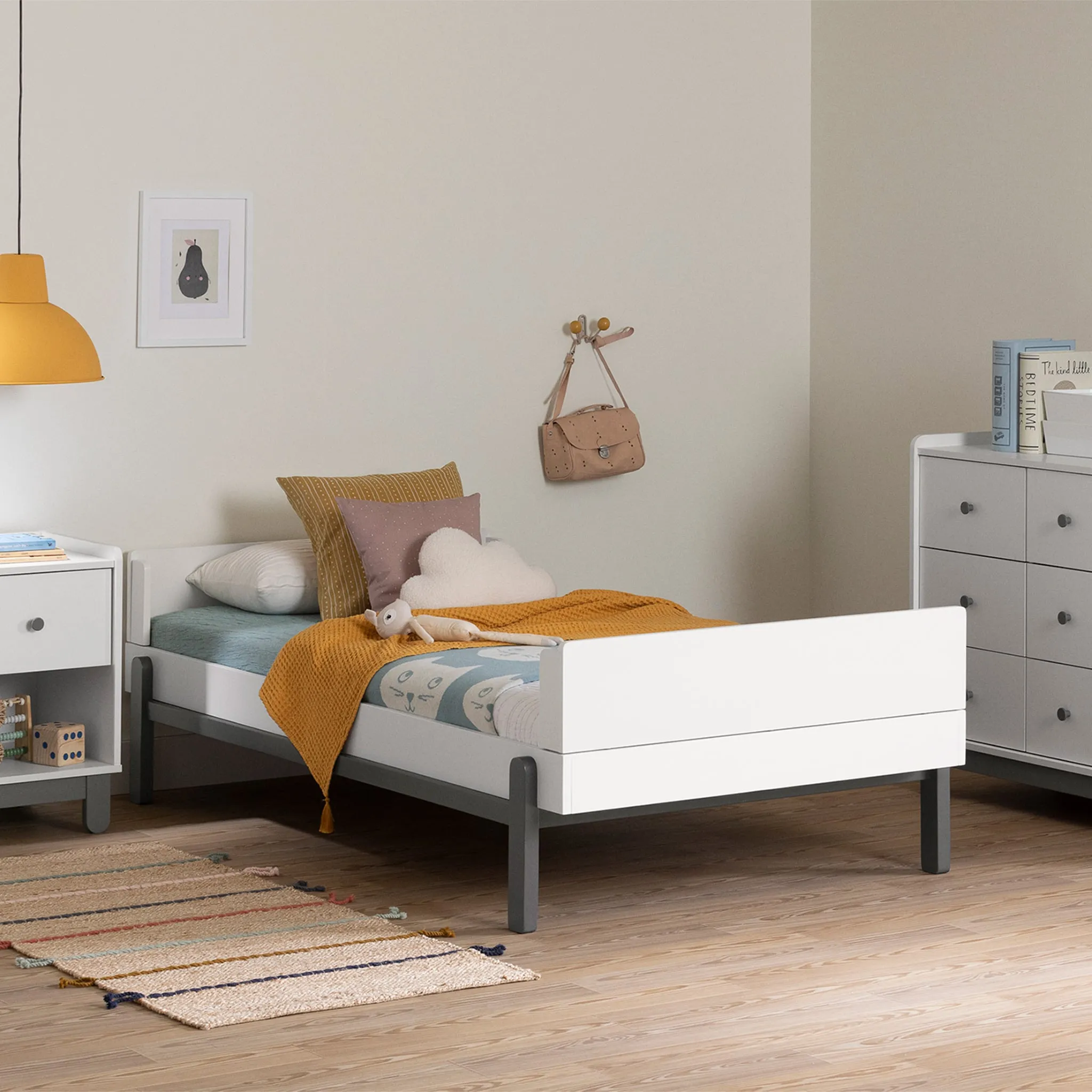 South Shore Lit Simple Bebble - Gris clair et Blanc