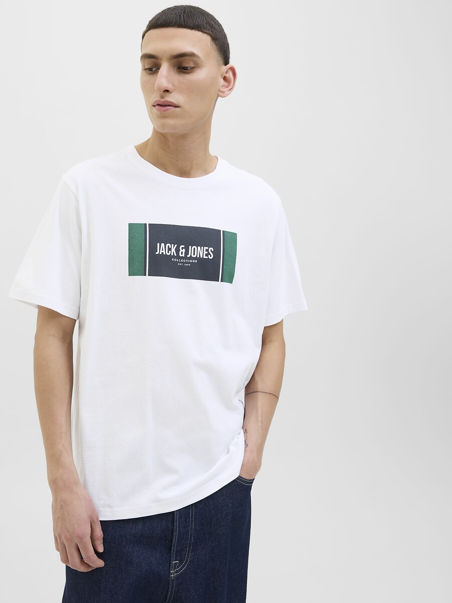 JACK & JONES<br>Camiseta de manga curta Hayato