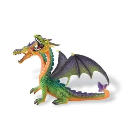 Bullyland 75596 Drache zweiköpfig, grün