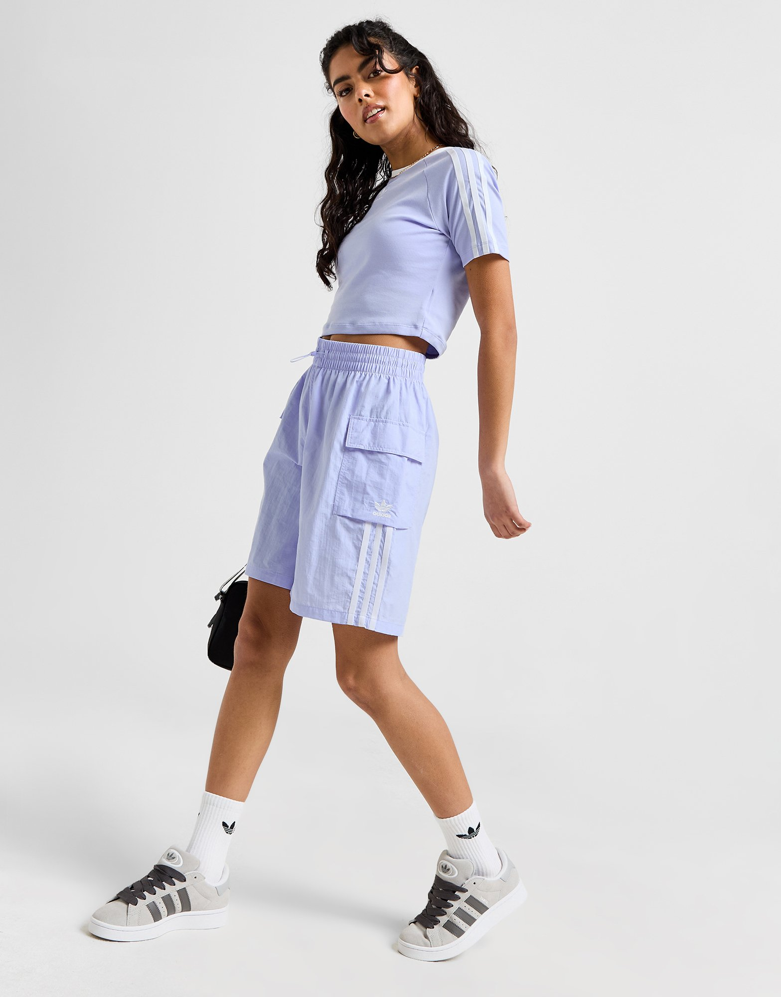 adidas Originals Short Cargo 3-Stripes Femme