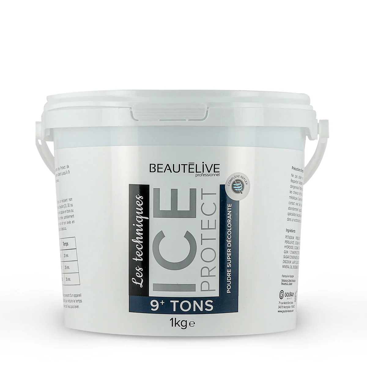 Poudre super décolorante avec système protecteur Ice Protect Les techn