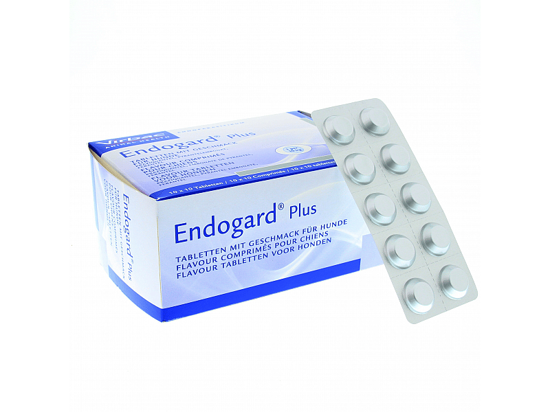 Endogard Plus 100 smakelijke tabletten ontworming hond