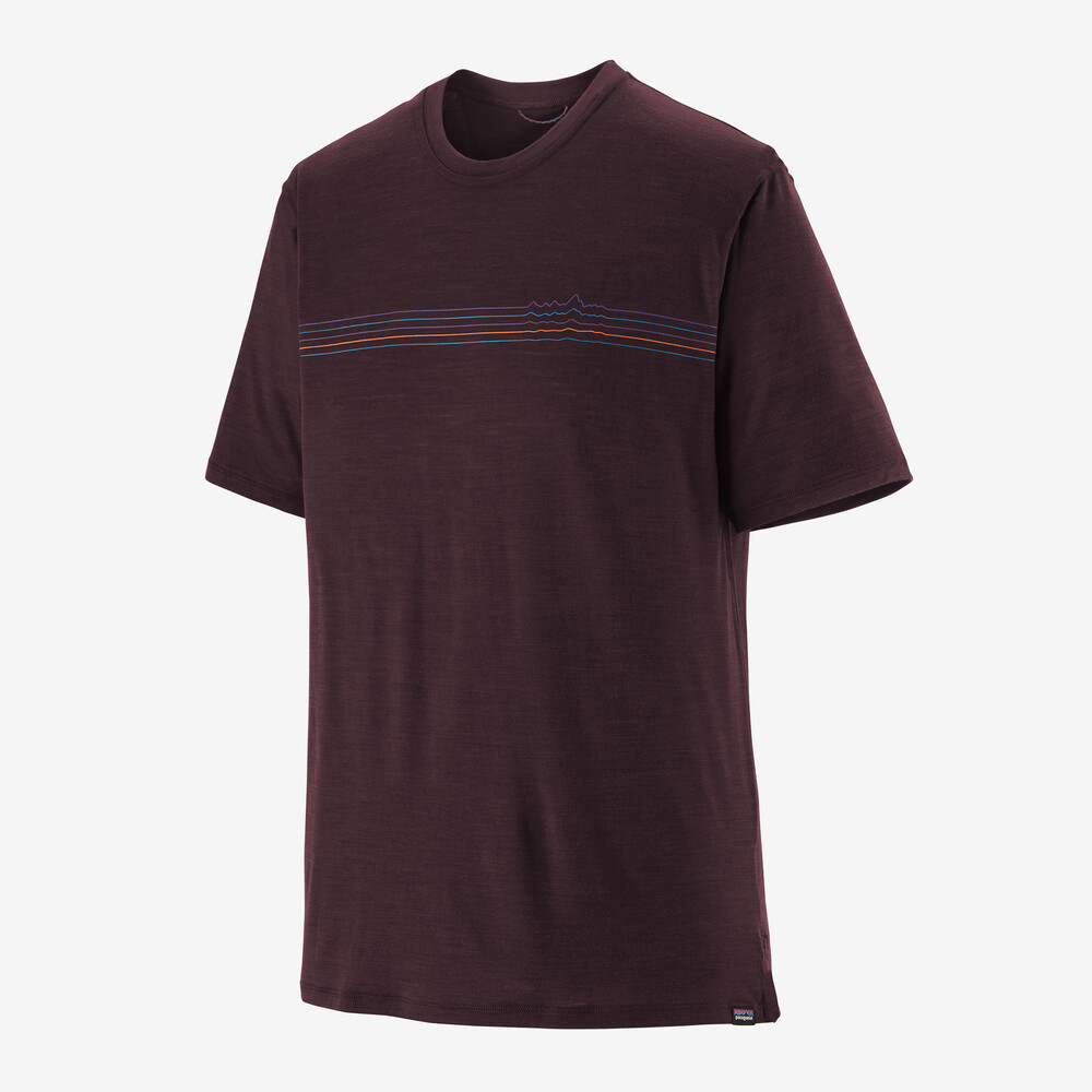 Capilene Herren-Merino-Hemd mit Grafikprint
