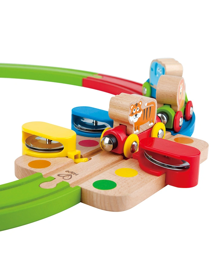 Kinder-Eisenbahn REGENBOGEN-PUZZLE 30-teilig in bunt