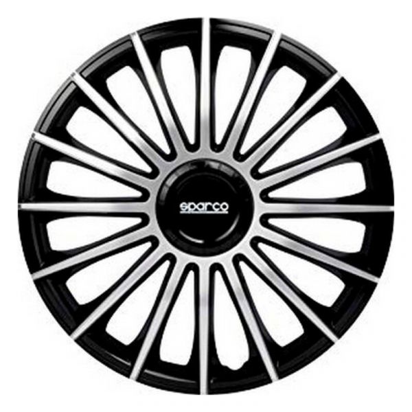 Sparco Tampão Torino CS5 Preto Prateado 14
