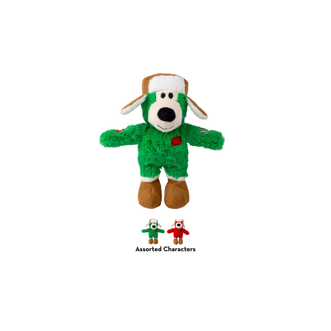 KONG Holiday Wild Knots Bear Assorted Md/Lg