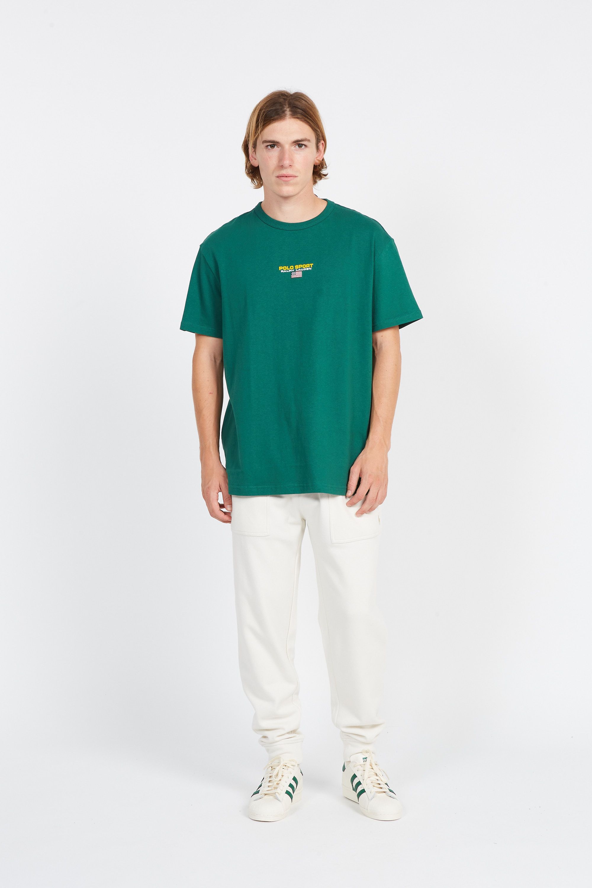 POLO RALPH LAUREN T-shirt  Classic Fit Polo Sport Jersey T-Shirt Vert