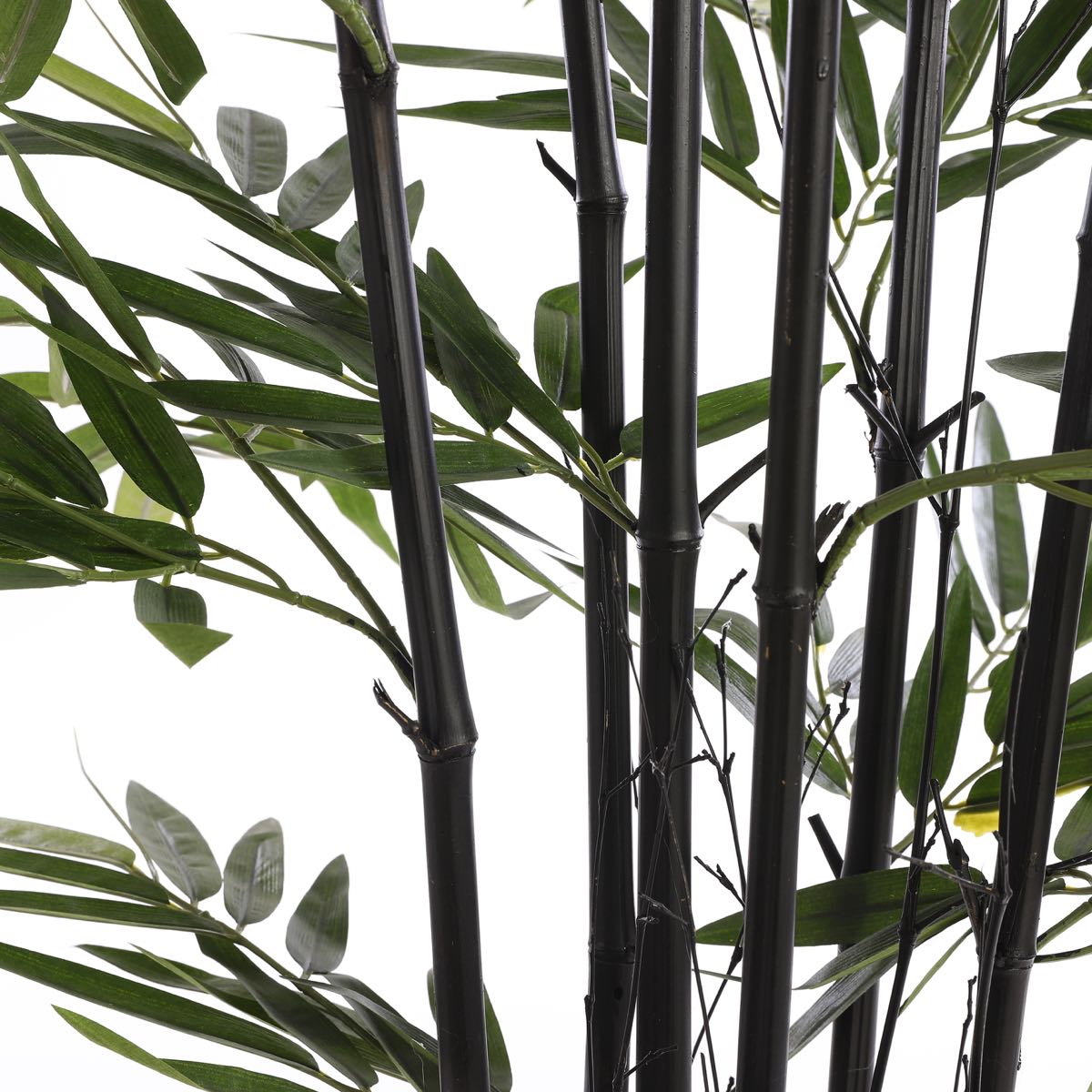 Mica decorations plante artificielle bamboe - 75x75x150 cm - pe - noir