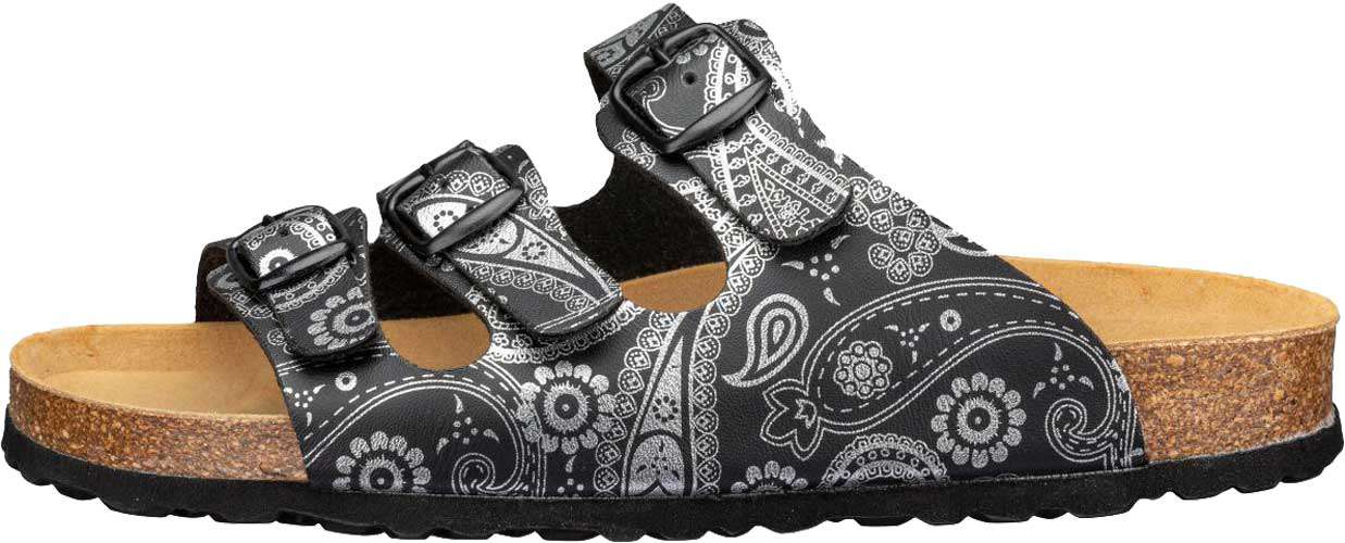 Lico Bioline Lady Power Damen Pantolette schwarz/silber