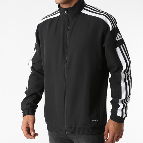 Veste Zippée A Bandes GK9549 Noir