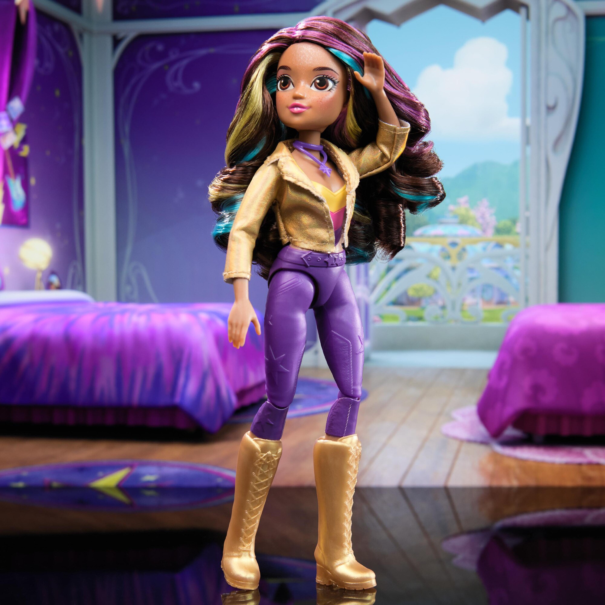Spin Master Puppe Unicorn Academy - Deluxe Maskenball Sophia