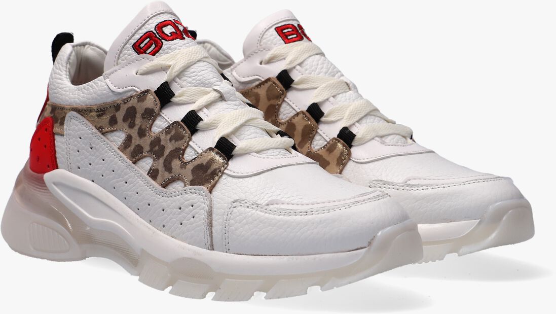 BRAQEEZ witte braqeez lage sneakers gwen genna