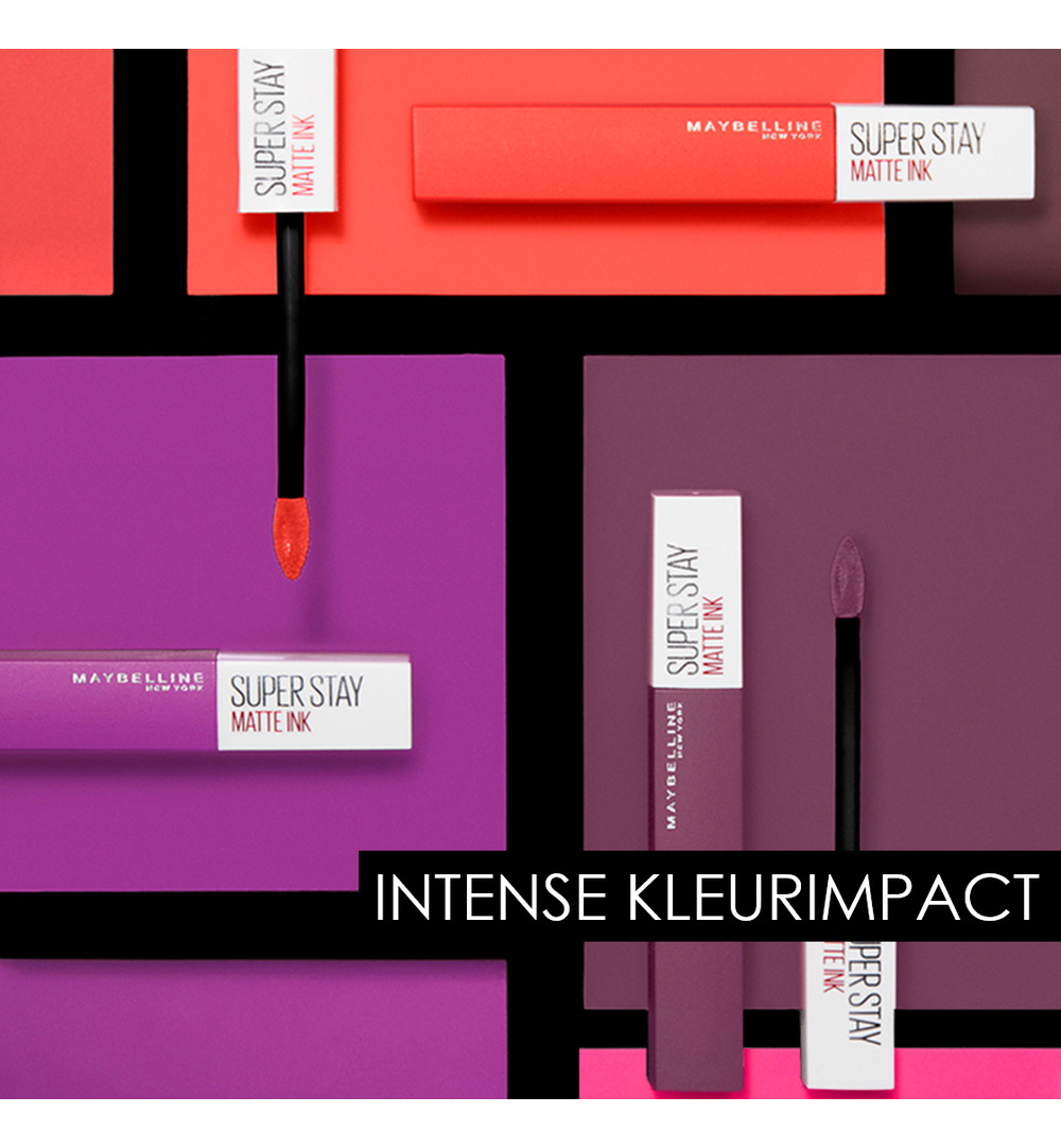 Maybelline New York Superstay spiced lipstick 325 shot (1 stuk)