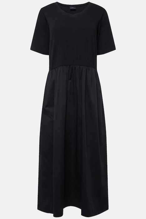Kleid, Jersey/Web, Halbarm, OEKO-TEX