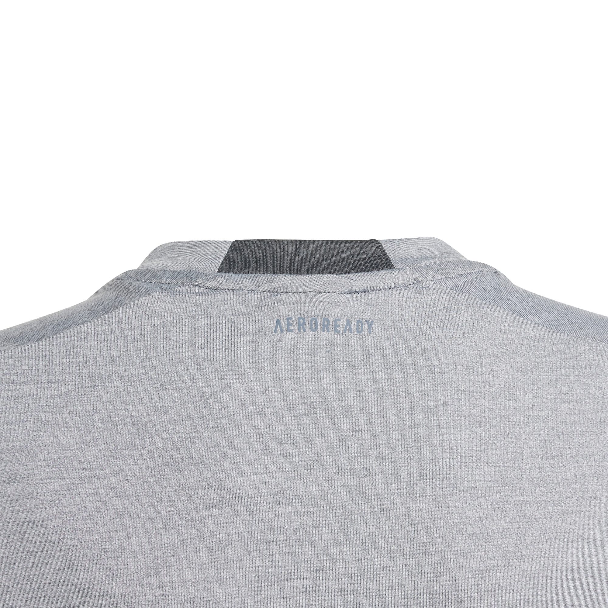 adidas Training Aeroready Heather T-Shirt Jungen grey one