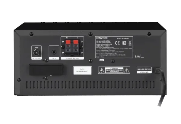 Kenwood M-9000S - Mikrosystem - 2 x 50 Watt - sort