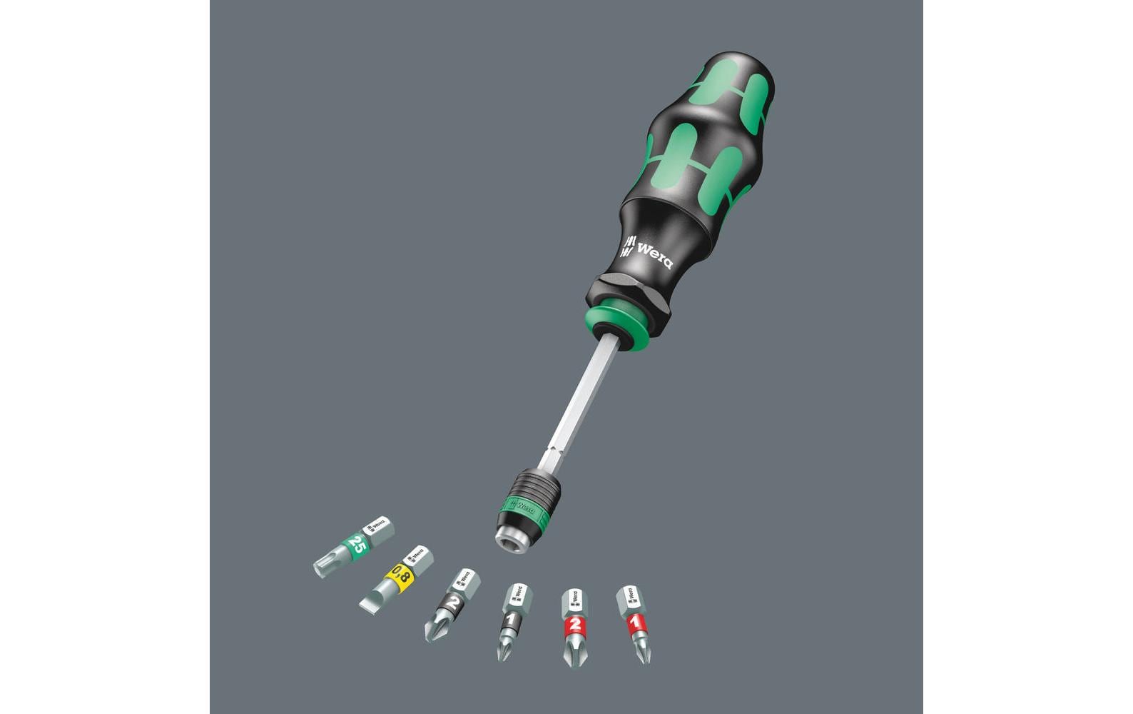 Kraftform 20Kombi-Schrauber mit 6 Bits
