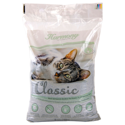 Harmony Cat Classic Katzenstreu mit Zitronengras-Duft 10kg