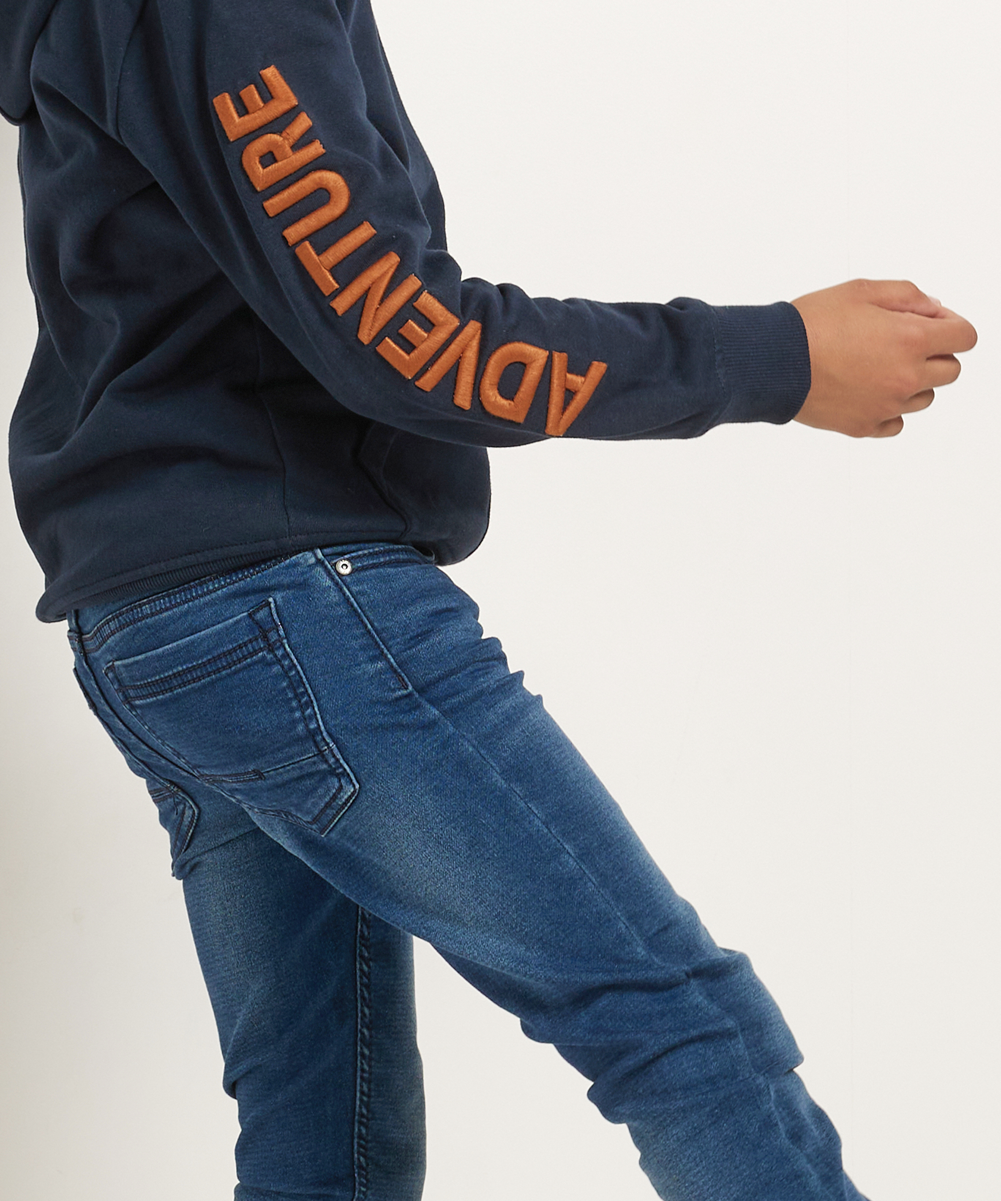 super skinny fit jogg jeans - donker