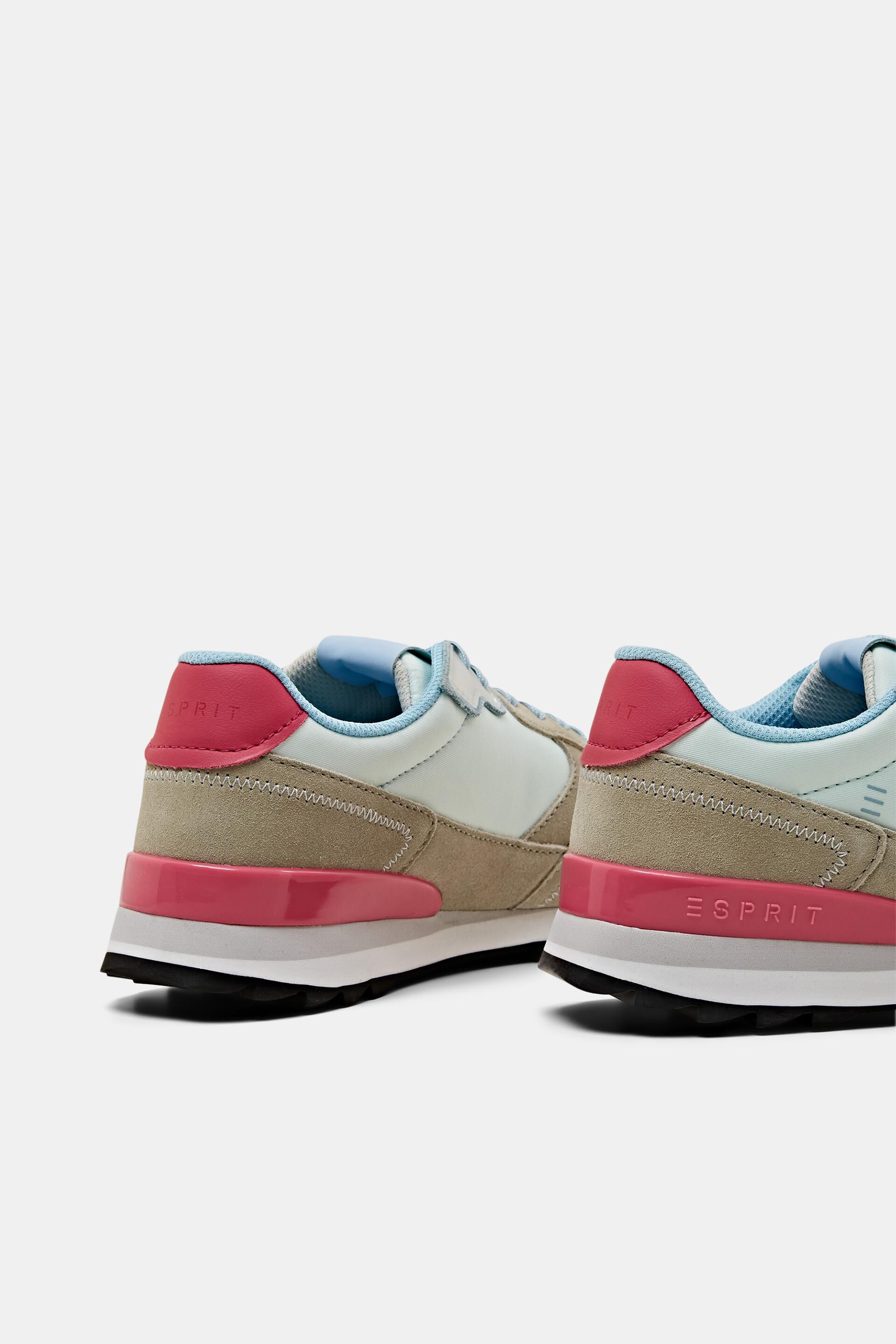 Sneakers multicolores en cuir véritable