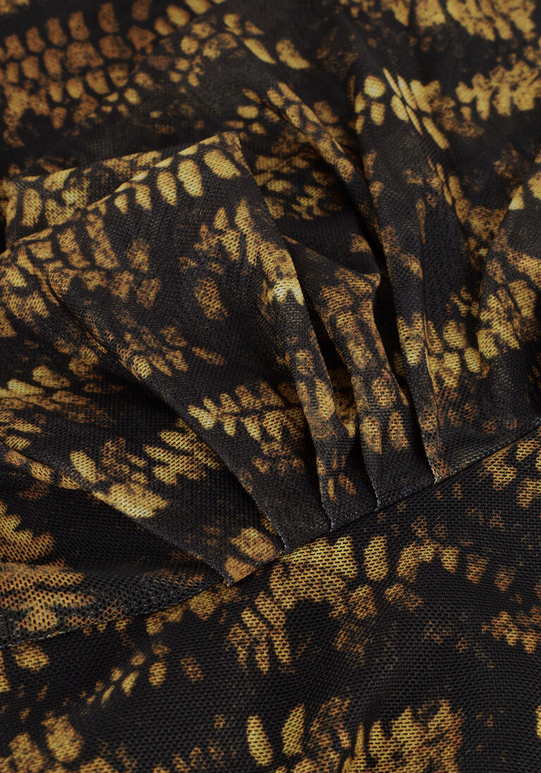 FREEBIRD gele freebird mini jurk shiloh dress