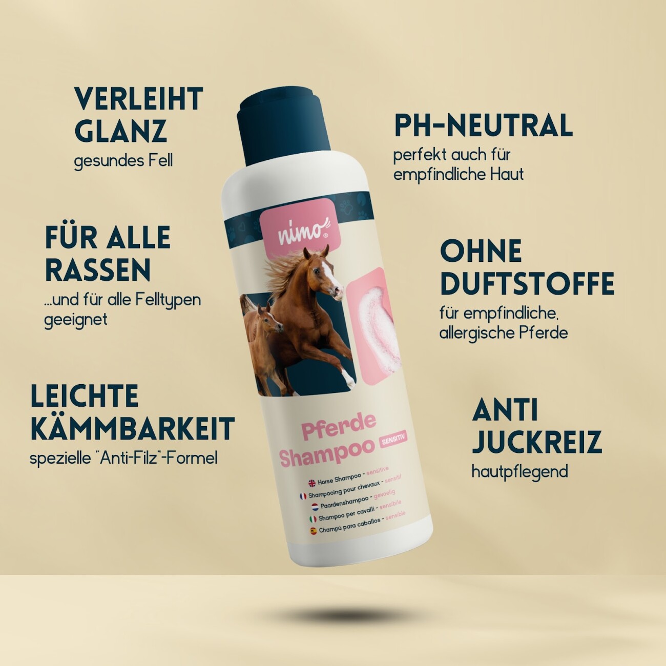nimo Pferde Shampoo sensitiv 250 ml