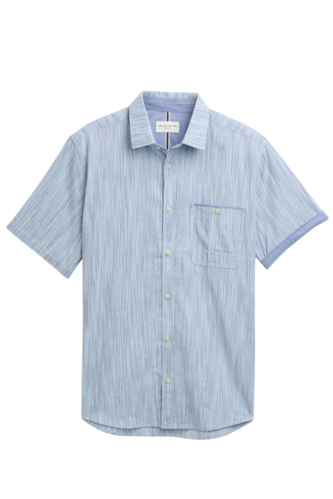 Tom Tailor blauwe heren overhemd