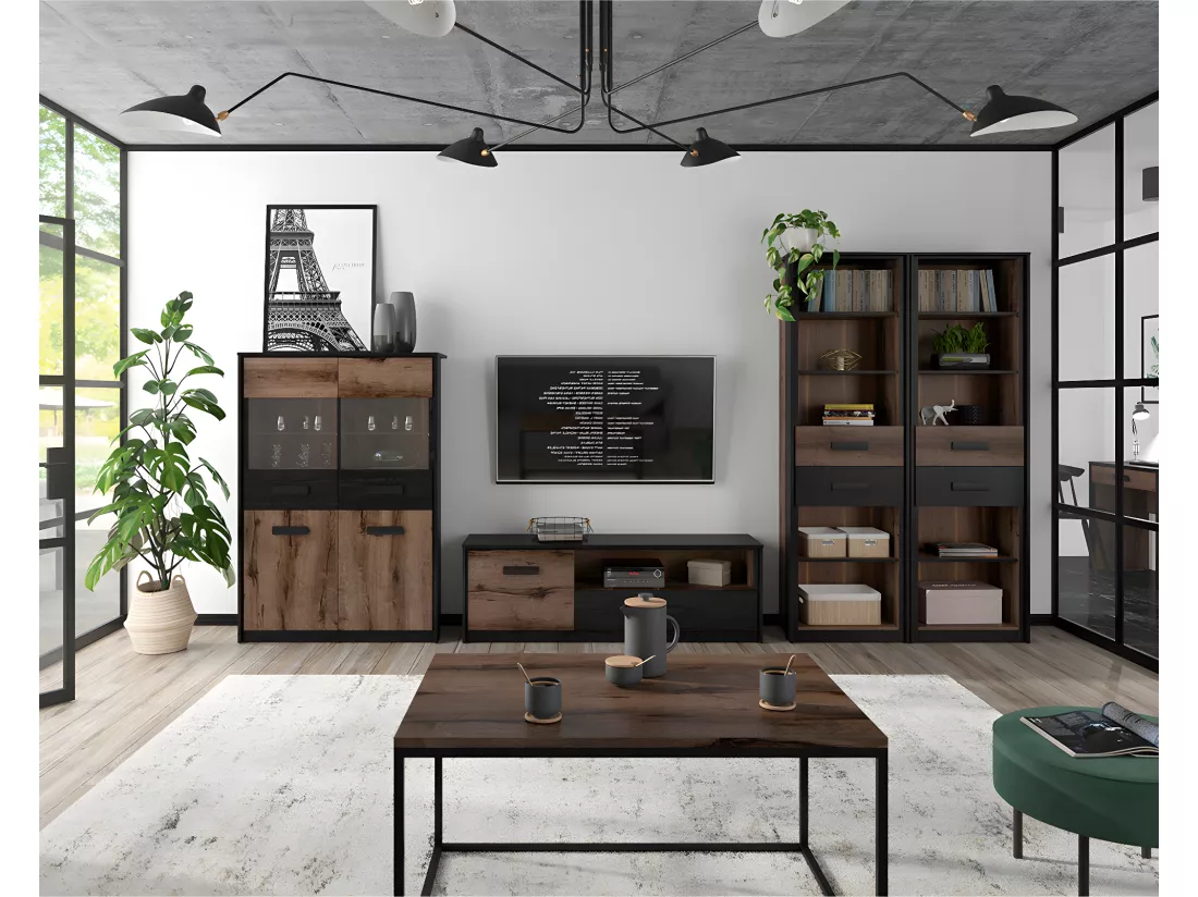 Vaisselier 4 portes Romane Bois