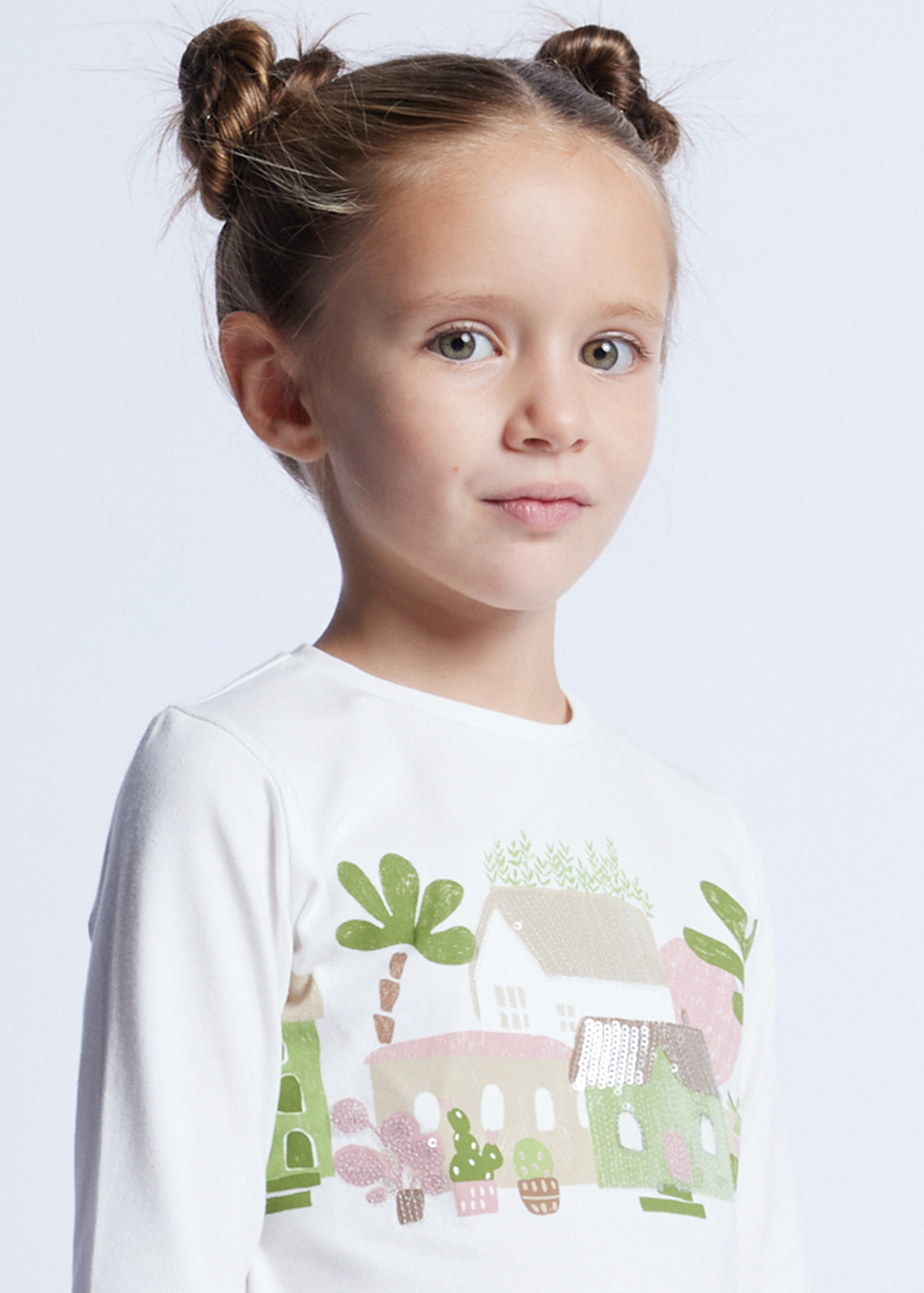 Camiseta Better Cotton com lantejoulas para meninas