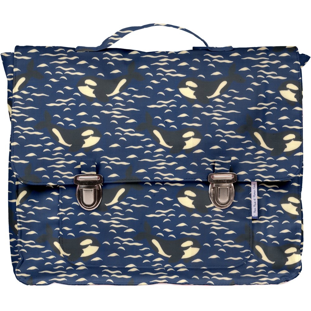 Cartable Orque Bleue