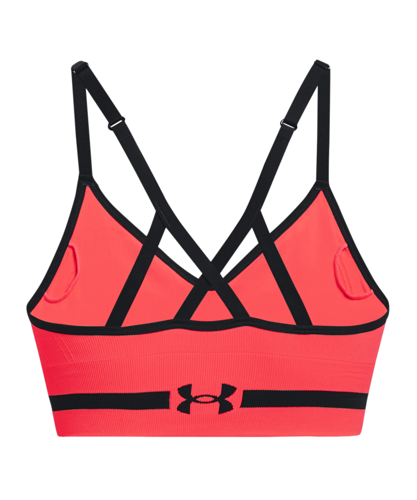 Under Armour Low Long Sport-BH Damen Rot F629