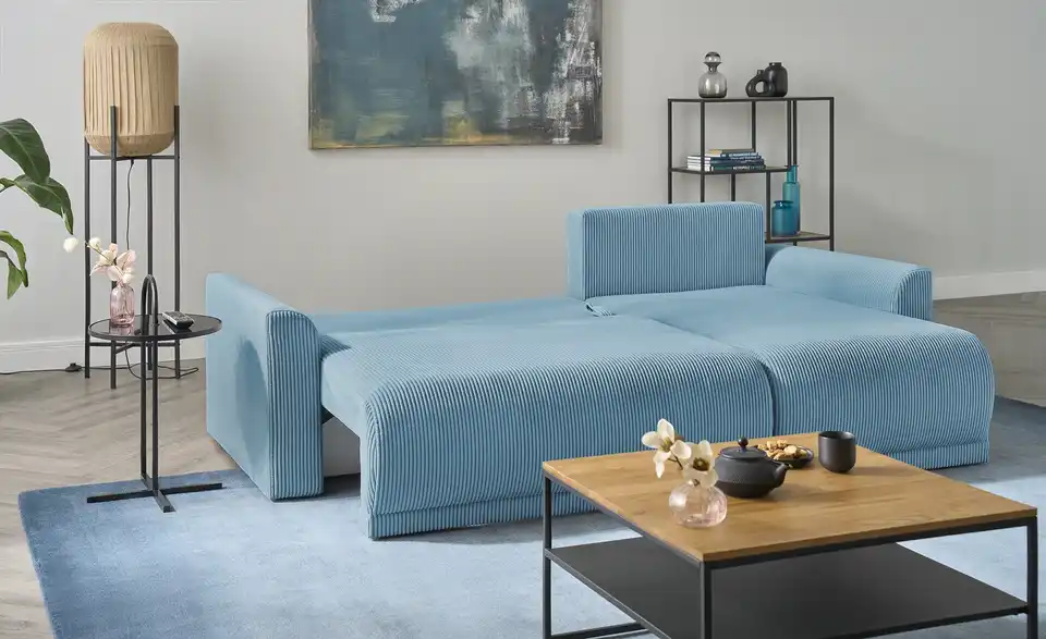 Ecksofa Malyn Petrol rechts