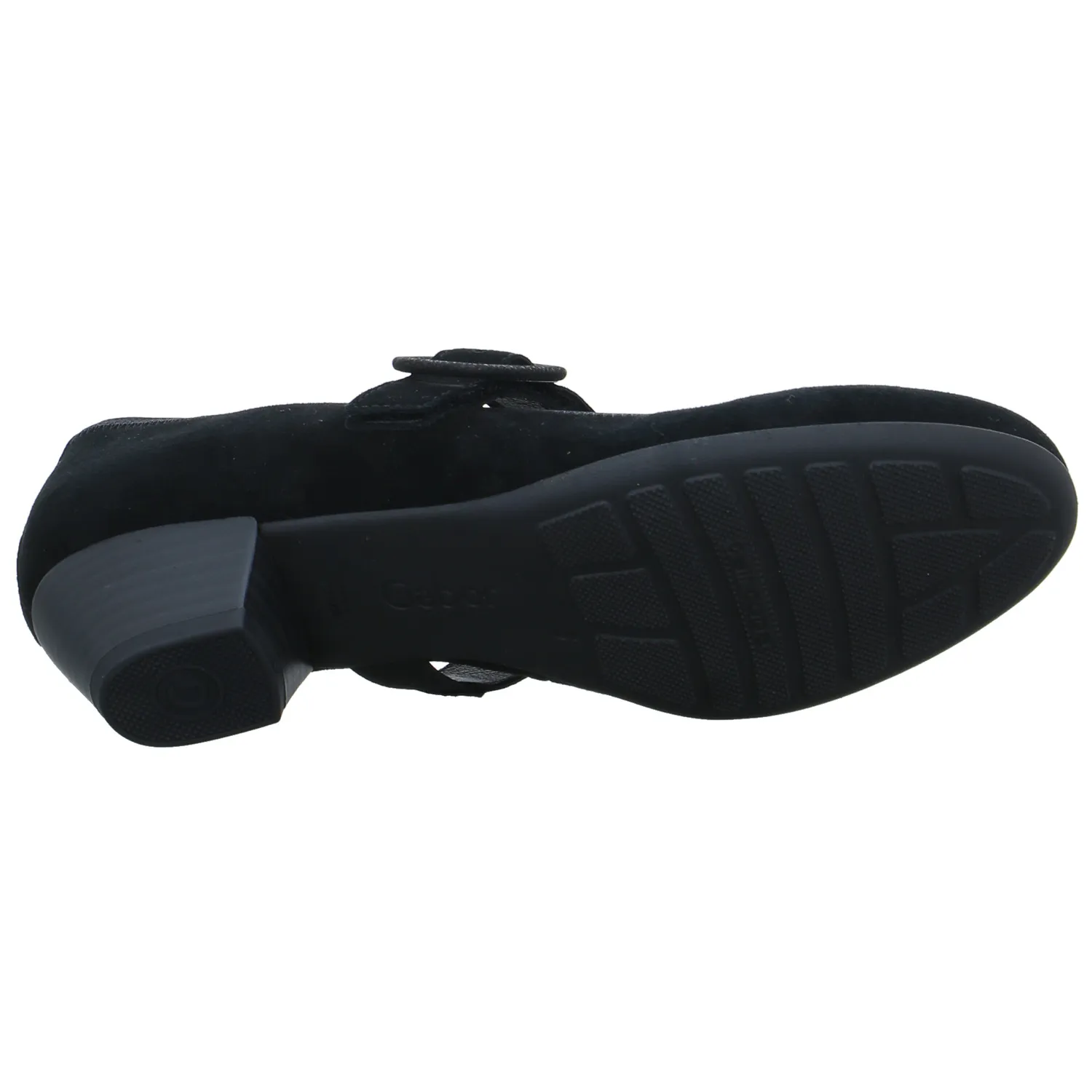 GABOR Comfort-Pumps Schwarz Leder  mit Wechselfussbett
