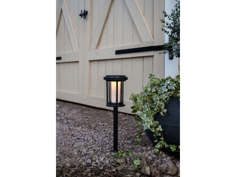 Star Trading Gartenlicht Solar Bollard Alippa, 44 cm, Schwa Solarpollerleuchte
