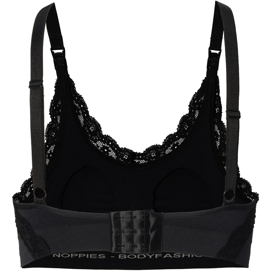 Noppies Nahtloser Still-BH Seamless nursing bra lace Black