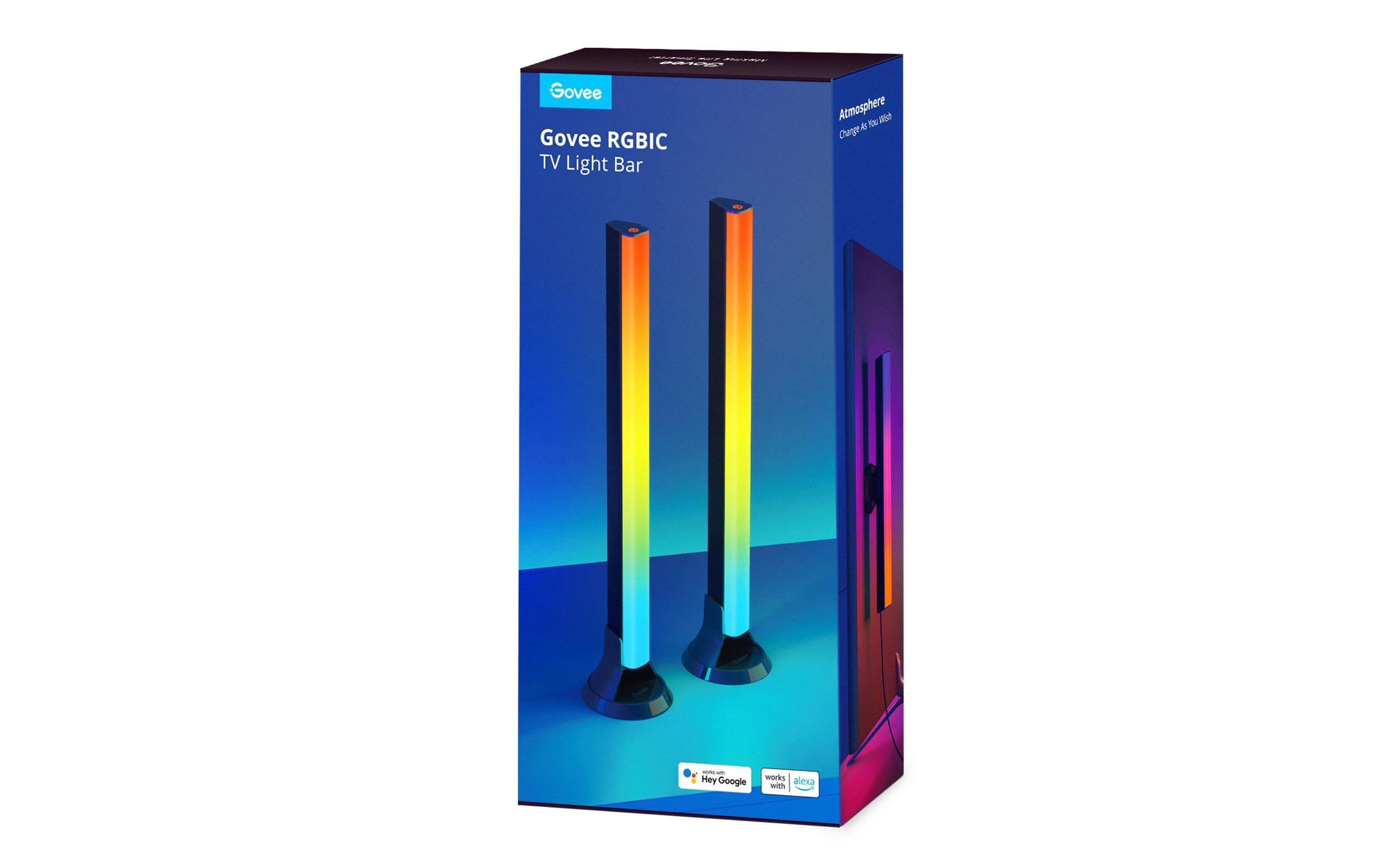 Lichtbalken Flow Plus, RGBIC, WiFi + BluetoothSmarte Lichtbalken für Displays mit Grösse bis 70 Zoll