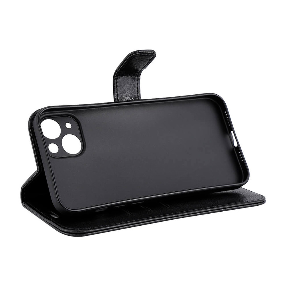 RadiCover iPhone 15 Plus Flipcover med Strålingsbeskyttelse PU MagS RFID Sort - 1 stk.