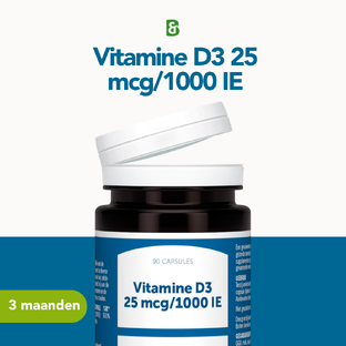 Bonusan Vitamine D3 25mcg/1000 IE Capsules 90CP