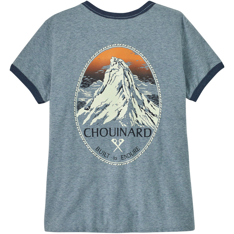 Patagonia Damen Ringer Chouinard Crest T-Shirt