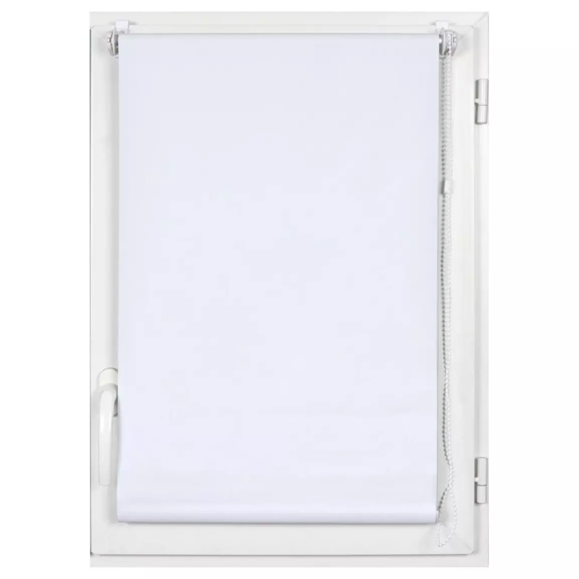 Store enrouleur occultant (75 x 180 cm) Uni Blanc