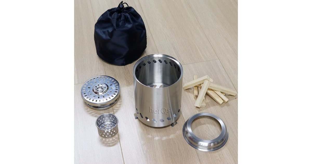 HerQsSmokeless Firepit Mini vuurkorf