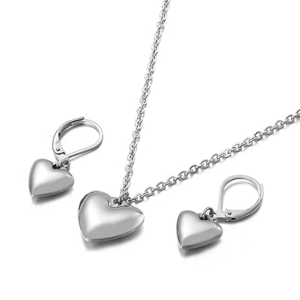 LCS01041.330.PA - Parure collier et boucles d'oreilles - Coeur