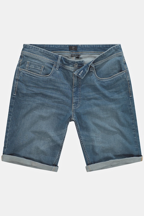 Bermuda, Bauchfit, Jeans, 5-Pocket, High-Stretch
