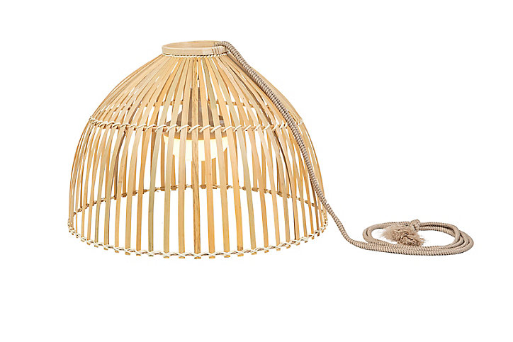 Suspension lumineuse LED Reona ⌀43,5cm 500lm IP54 9W Réglable de chaud à neutre New Garden naturelle