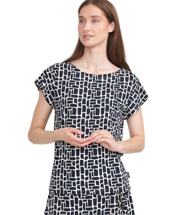 Jennie Capsleeve damebluse