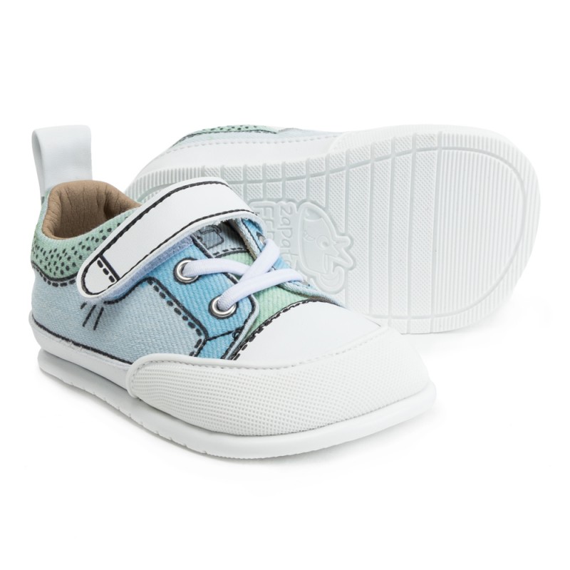 Zapato feroz Zapato Feroz Féroces Paterna Comic Bleu et vert