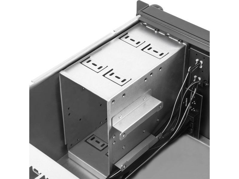 SilverStone Gehäuse RM42-502 4U Rackmount-Servergehäuse mit Flüssigkeitskühlungskompatibilität