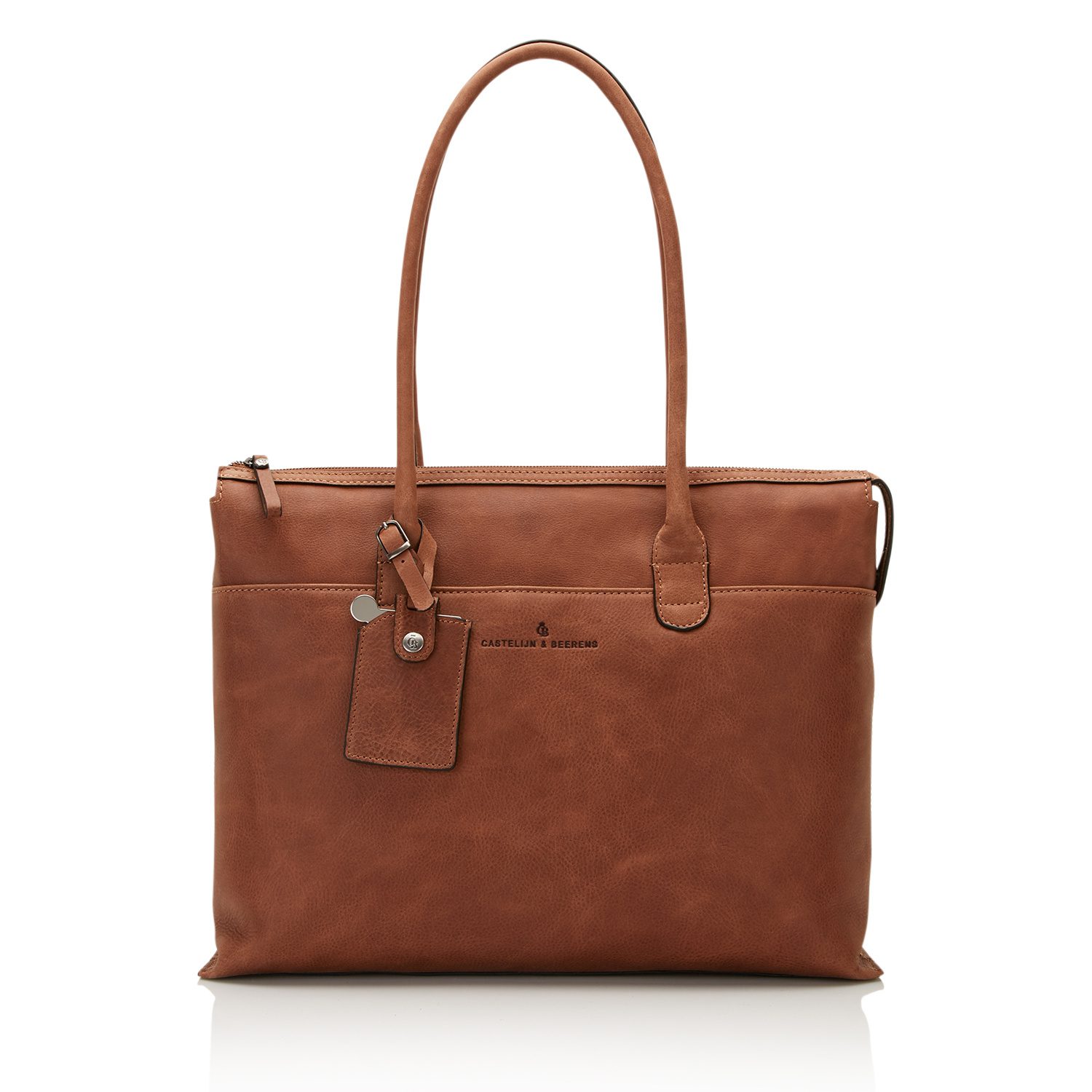 Castelijn & Beerens Carisma Laptoptas 15,6 inch + Tablet RFID Cognac